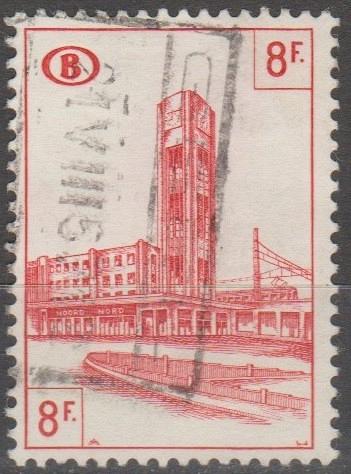 [BEQ351] Belgium: RR Parcel Post (1953-1957) used