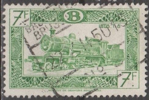 [BEQ317] Belgium: RR Parcel Post (1949) used