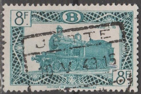 [BEQ318] Belgium: RR Parcel Post (1949) used