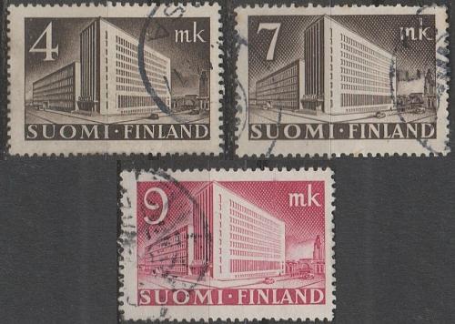 [FI0219] Finland: Helsinki Post Office (1939) Used Full Set