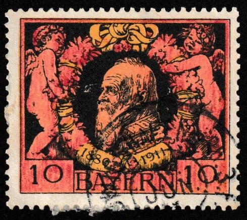 German State Bavaria Used Scott #93 Catalog Value $2.40