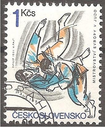 [CZ2815] Czechoslovakia: European Judo Championship (1991) CTO Single