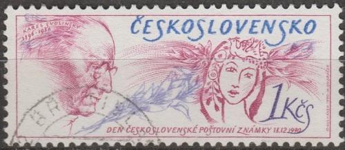 [CZ2814] Czechoslovakia: Stamp Day (1990) CTO Single