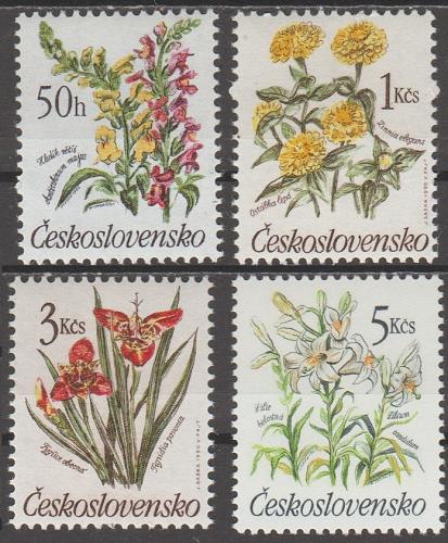 [CZ2779] Czechoslovakia: Wildflowers (1990) MNH Complete Set
