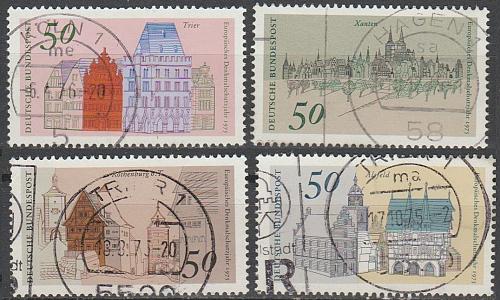 [GE1196U] Germany: European Architecture Heritage Year (1975) used full set