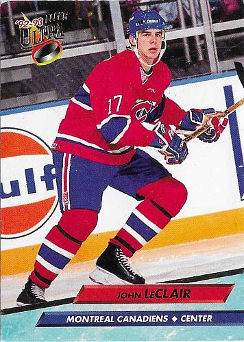 John LeClair - Montreal Canadiens - Fleer Ultra