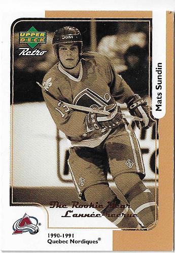Mats Sundin - Quebec Nordiques - Upper Deck