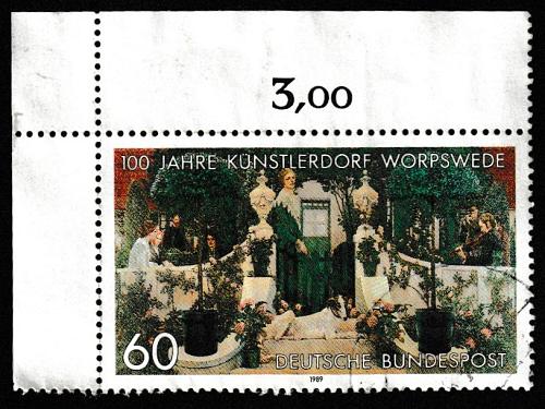 German Used Scott #1584 Catalog Value $.40