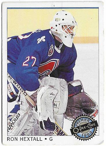 Ron Hextall - Quebec Nordiques - O-Pee-Chee