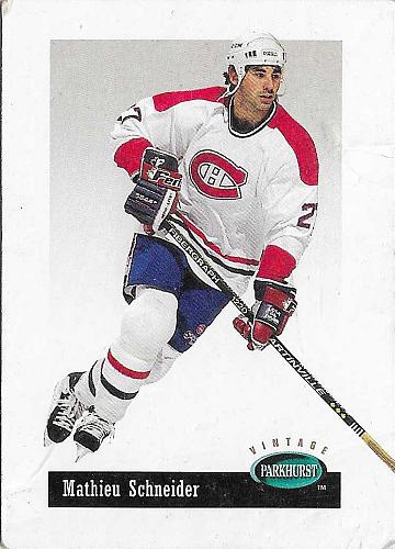Mathieu Schneider - Montreal Canadiens - Parkhurst Vintage
