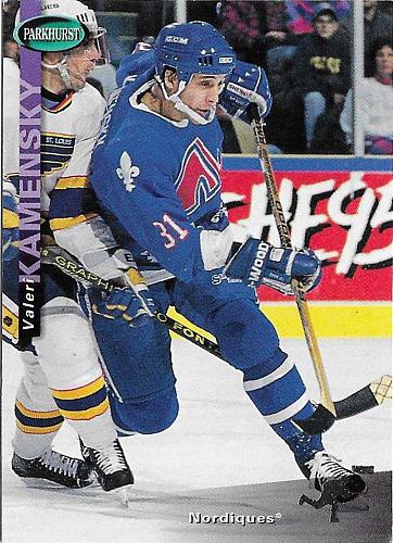 Valeri Kamensky - Quebec Nordiques - Parkhurst