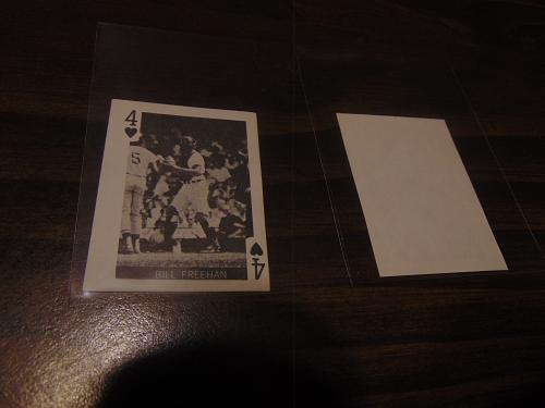 nrmt-vintage-1969 globe imports-mlb playing card-bill freehan-tigers-mini