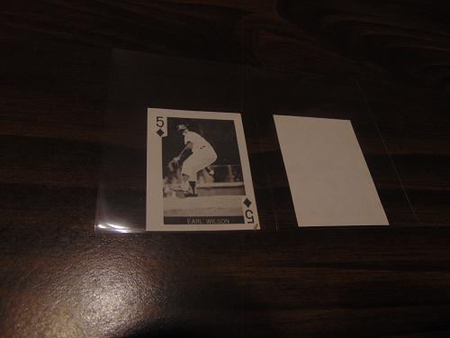 nrmt-vintage-1969 globe imports-mlb playing card-earl wilson-tigers-mini