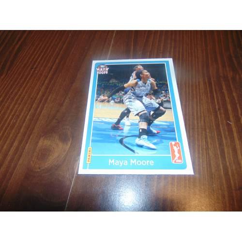 ex/nrmt-2016 panini math hoops 5x7 basketball card-wnba-maya moore-flame-hof-look!