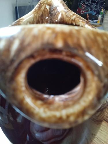 Hull Brown Drip Water Pitcher USA Lip/Ice Spout Vintage Mid Century Pottery