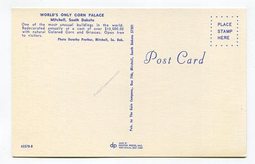 Greetings from World's Only Corn Palace, Mitchell, South Dakota