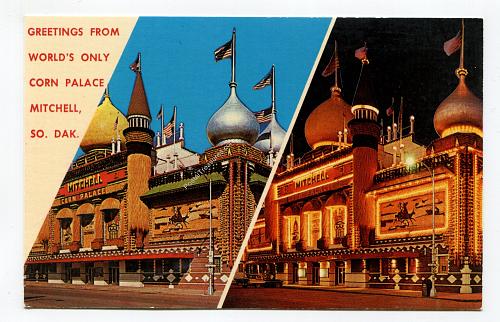 Greetings from World's Only Corn Palace, Mitchell, South Dakota