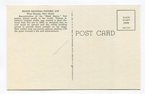 Black Maria Edison National Historic Site, West Orange New Jersey