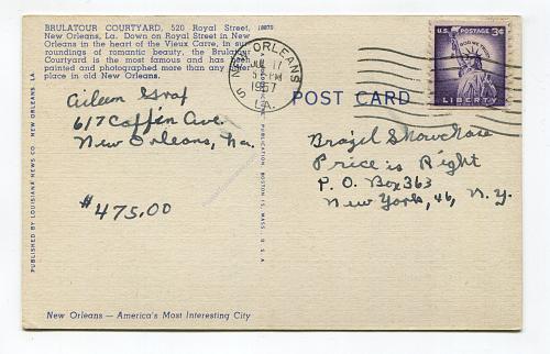 Brulatour Courtyard, 520 Royal Street, New Orleans, La.