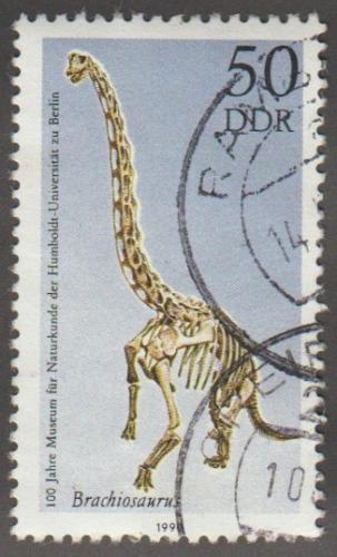 German DDR Used Scott #2815 Catalog Value $.40