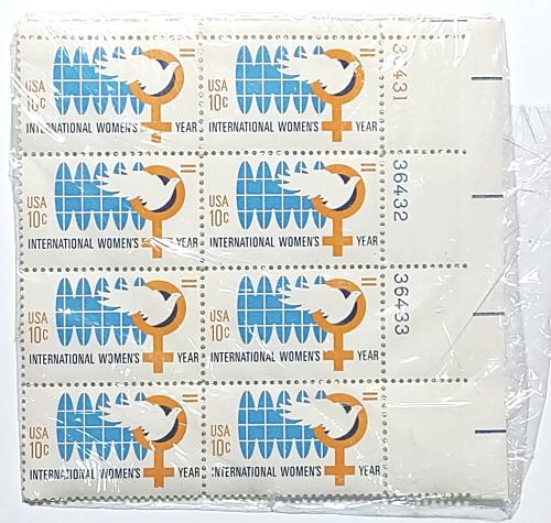 1975 International Women's Year 10 cent stamps