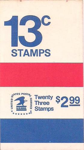 1975 Liberty Bell Unused 13 cent stamp book