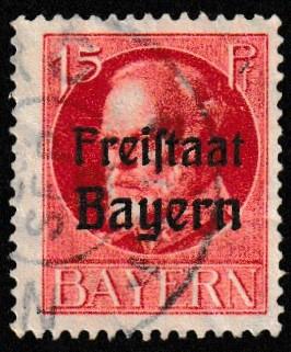 German State Bavaria Used Scott #197 Catalog Value $2.00