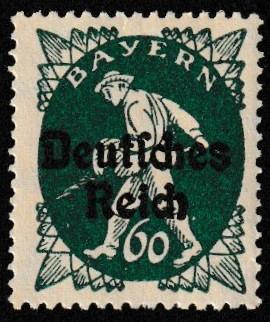 German State Bavaria Unused Scott #263 Catalog Value $.50