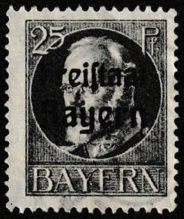 German State Bavaria Used Scott #199 Catalog Value $2.00