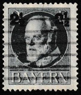 German State Bavaria Used Scott #115 Catalog Value $2.00