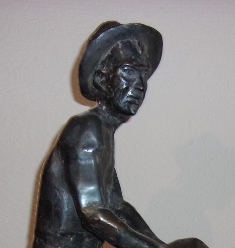 Mid Century Modern 1981 G.M. Buffalo Sculpture &ndash; Vintage