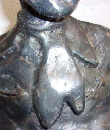 Mid Century Modern 1981 The Singing Cowboy Sculpture Vintage