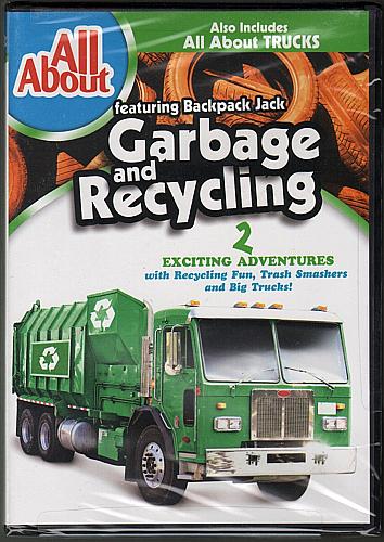 ALL ABOUT GARBAGE AND RECYCLING AND TRUCKS Two Exciting Adventures NEW DVD