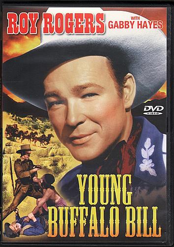 YOUNG BUFFALO BILL Roy Rogers Gabby Hayes Western USED DVD Alpha Video