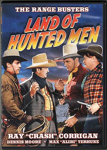 LAND OF HUNTED MEN The Range Busters USED Western DVD Alpha Video