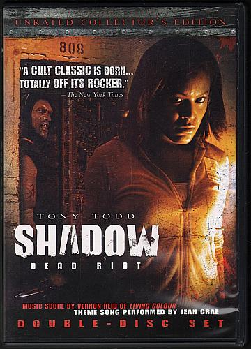 SHADOW DEAD RIOT Unrated Collector's Edition Tony Todd USED DVD Two Disc Set