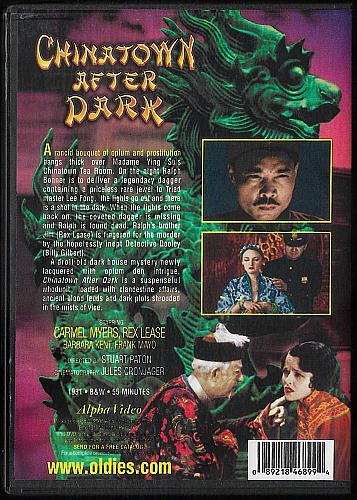 CHINATOWN AFTER DARK Rex Lease USED DVD Alpha Video
