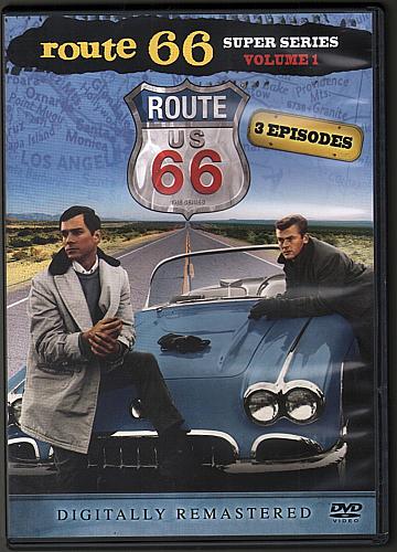 ROUTE 66 SUPER SERIES - VOLUME 1 Boris Karloff Lon Chaney USED DVD