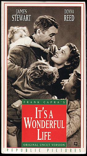 IT'S A WONDERFUL LIFE James Stewart NEW VHS Video Frank Capra's Classic
