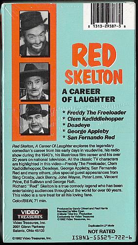RED SKELTON - A CAREER OF LAUGHTER Jack Benny NEW VHS Video