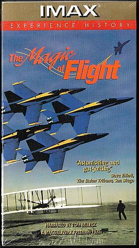 THE MAGIC OF FLIGHT - IMAX Experience History Documentary NEW VHS Video