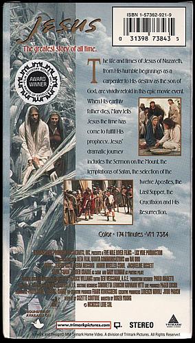 JESUS Jeremy Sisto Debra Messing NEW VHS Video