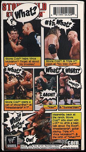 STONE COLD STEVE AUSTIN - WHAT? World Wrestling Federation NEW VHS Video