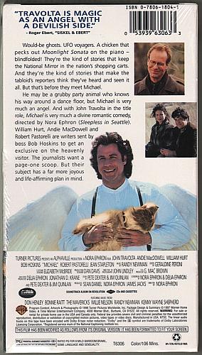 MICHAEL John Travolta Andie MacDowell NEW VHS Video