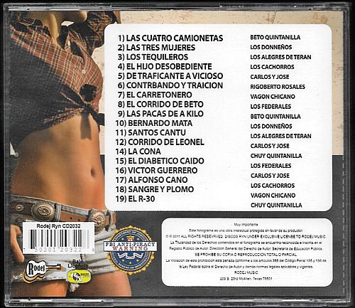 19 CORRIDOS CLASICOS PARA PISTEAR Various Artists USED Latin Music CD