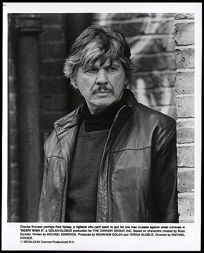 CHARLES BRONSON Death Wish 3 Promotional Movie Still From 1985