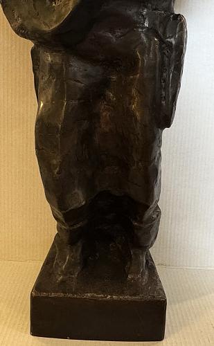 Mid Century Modern 1981 The Singing Cowboy Sculpture Vintage