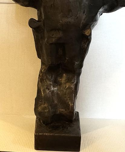 Mid Century Modern 1981 The Singing Cowboy Sculpture Vintage
