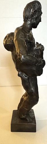 Mid Century Modern 1981 The Singing Cowboy Sculpture Vintage