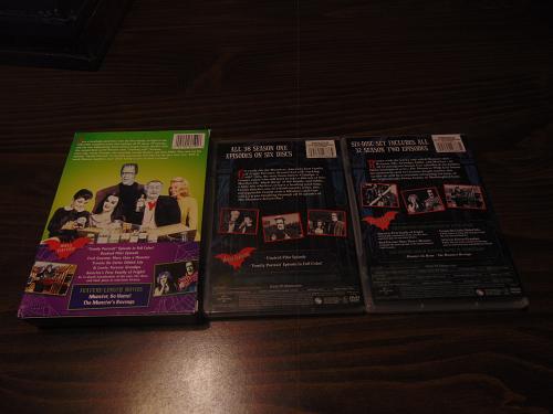 used-12 dvd set-the munsters-the complete series-universal-fred gwynne-tv comedy-look